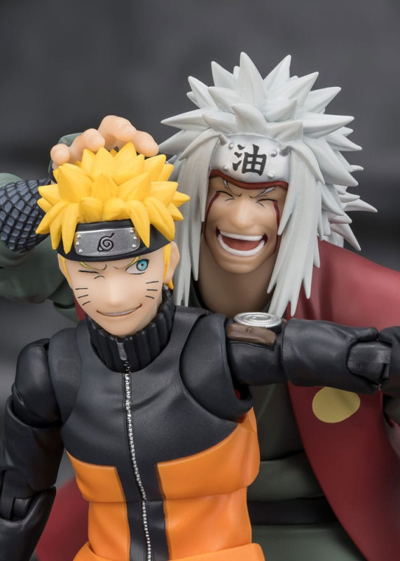 Naruto S.H.Figuarts Action Figure Jiraiya Hidden Leaf Heroic Master Sage (Sage Mode Set) 17 cm 5