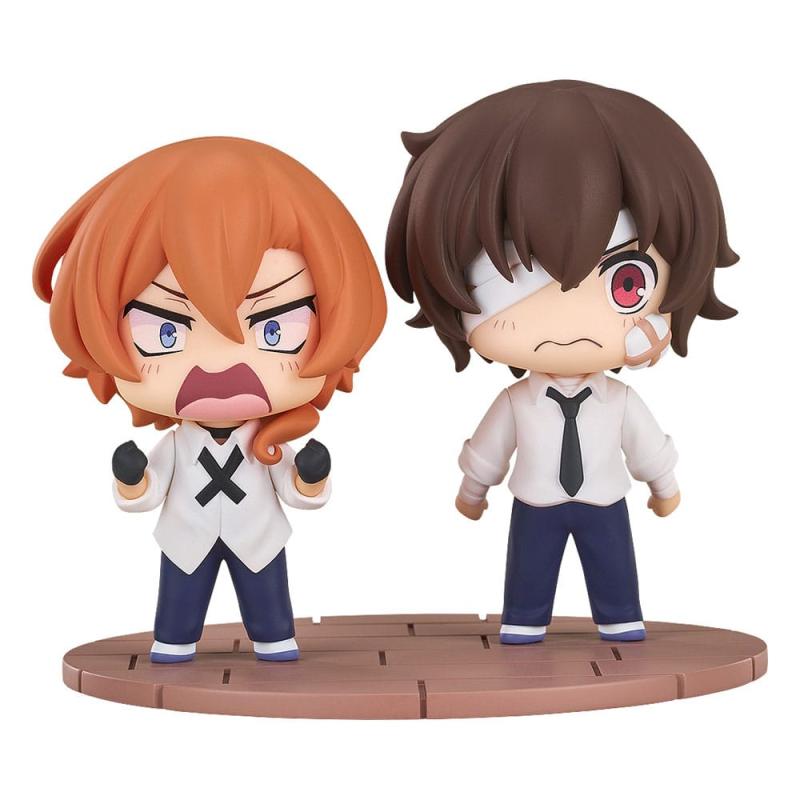 Bungo Stray Dogs Wan! Chibi Figures Osamu Dazai & Chuya Nakahara: Fourteen-Year-Old Ver. 8 cm