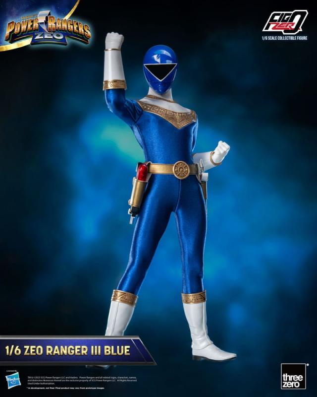 Power Rangers Zeo FigZero Action Figure 1/6 Ranger III Blue 30 cm