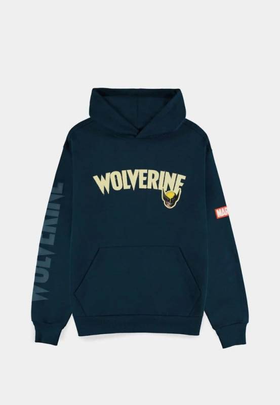 Marvel Hooded Sweater Wolverine Blue Size M 2