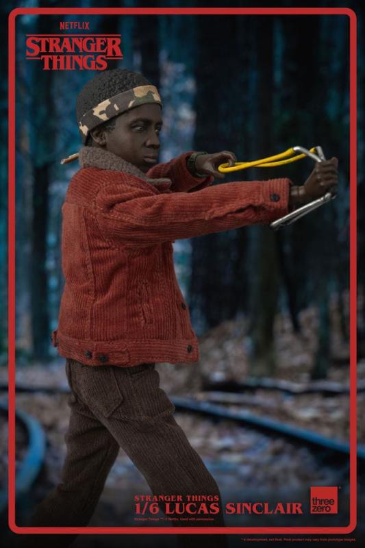 Stranger Things Action Figure 1/6 Lucas Sinclair 23 cm