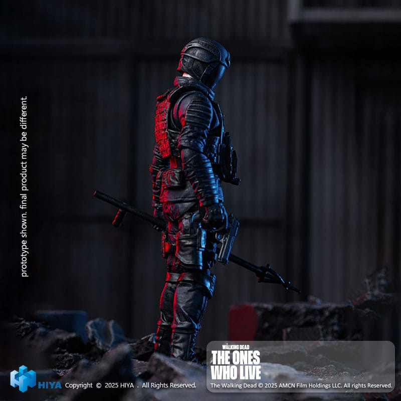 The Walking Dead: The Ones Who Lived Exquisite Mini Action Figure 1/18 CRM Soldier 10 cm 3
