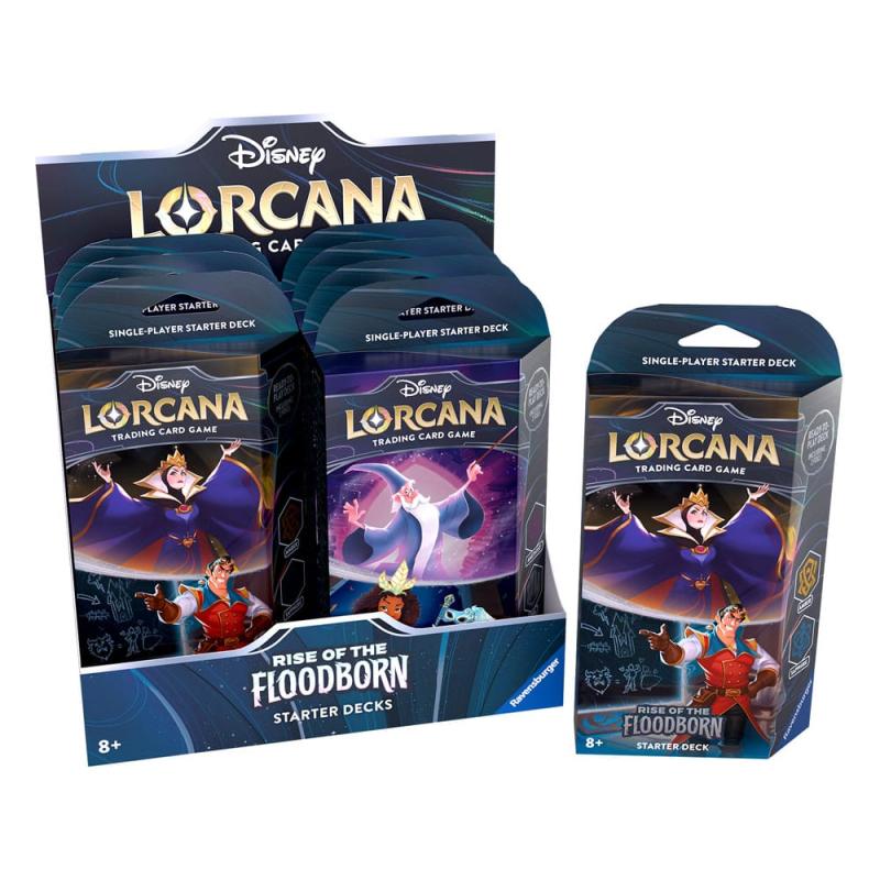 Disney Lorcana TCG Rise of the Floodborn Starter Decks Display (8) *English Edition*