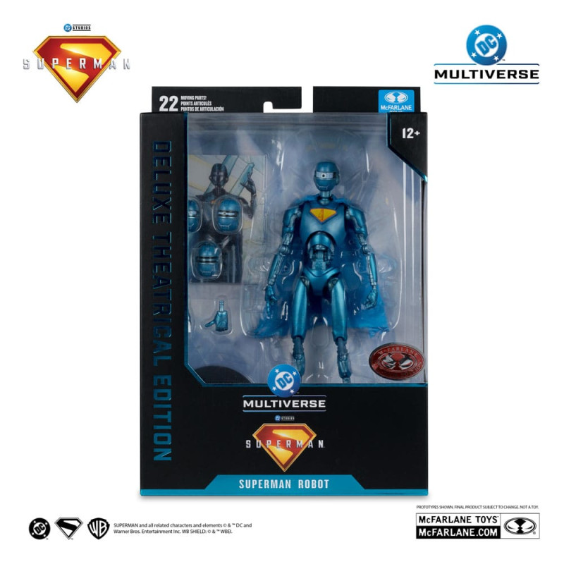Superman (2025) DC Multiverse Deluxe Action Figure Superman Robot (Red Platinum Edition) 18 cm 7