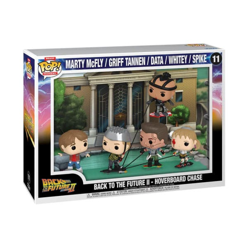 Back To The Future POP Moments Deluxe Vinyl Figures 5-Pack Hoverboard 1