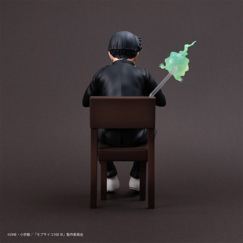 Mob Psycho 100 III x Bunbougu Cafe 2022 PVC Statue Shigeo Kageyama & Ekubo 13 cm 4