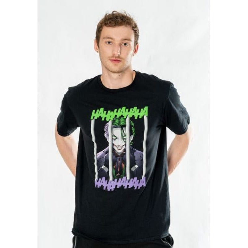 DC Comics T-Shirt The Joker Anime Smile Size L 2