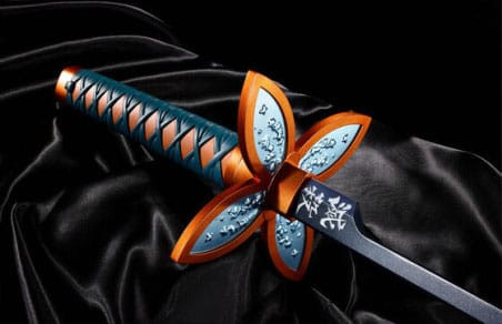Demon Slayer: Kimetsu no Yaiba Proplica Replica 1/1 Nichirin Sword (Shinobo Kocho) 88 cm 3