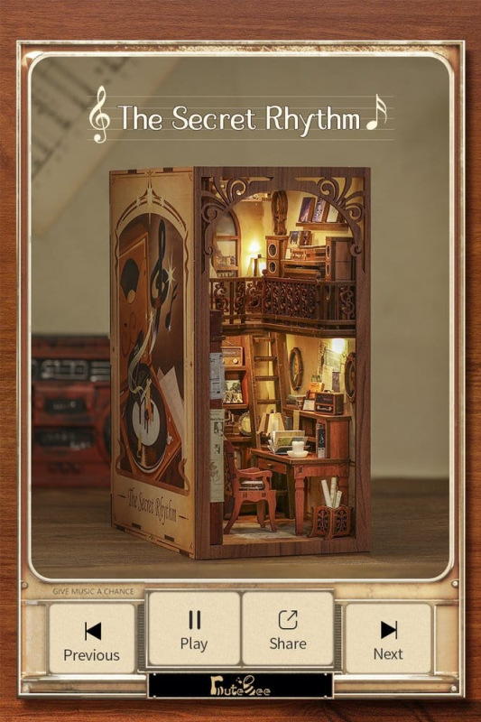 Book Nook The Secret Rhythm 23 x 11 cm 1