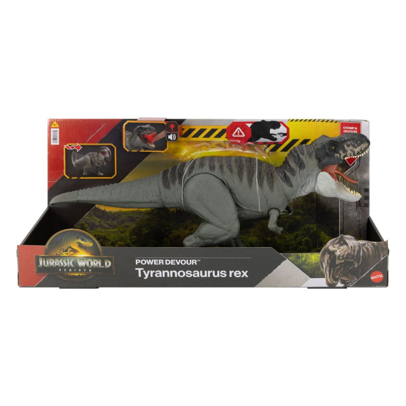 Jurassic World Rebirth Action Figure with Sound Power Devour Tyrannosaurus Rex 21 cm 3
