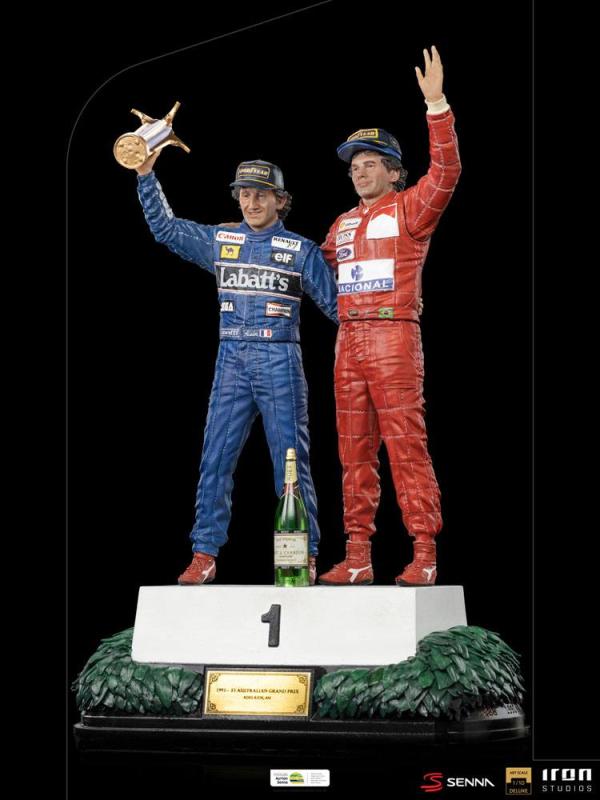 Ayrton Senna Deluxe Art Scale Statue 1/10 Alain Prost & Ayrton Senna (The Last Podium 1993) 27 cm