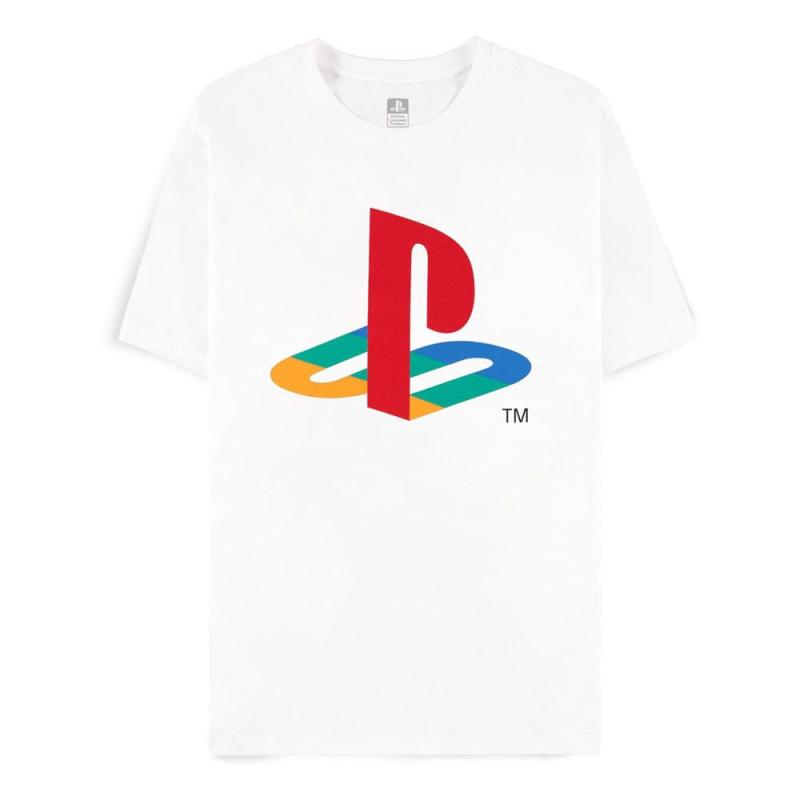 PlayStation T-Shirt Logo White Size M