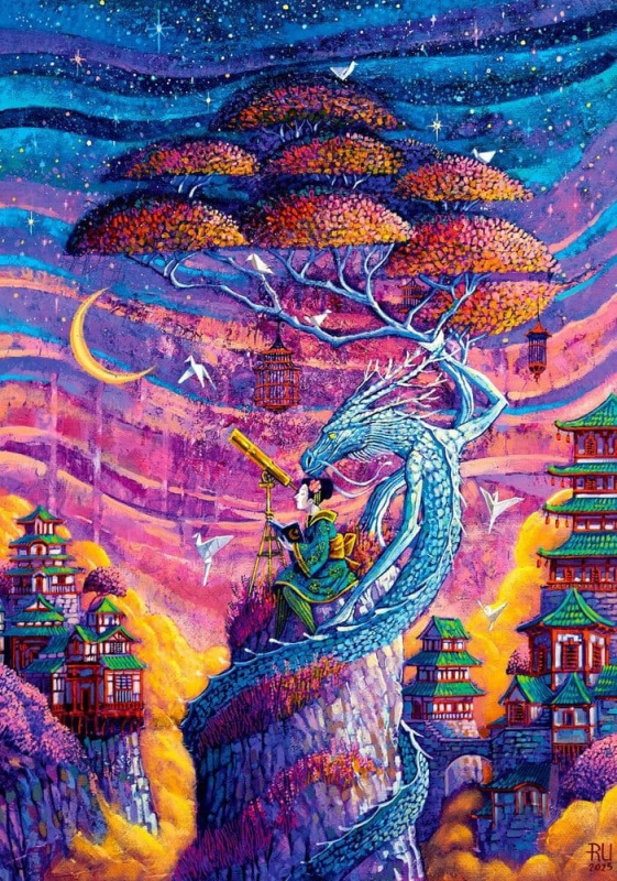 Imagination Series Puzzle Roch Urbaniak Sakura i Ryu (1000 pieces) 3