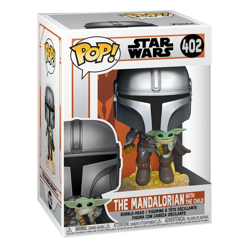 Star Wars The Mandalorian POP! TV Vinyl Figure Mando Flying w/ Jet Pack 9 cm 1