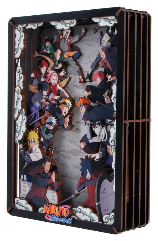 Naruto Model Kit Wooden Theatre Combat (Large) 26 cm 1