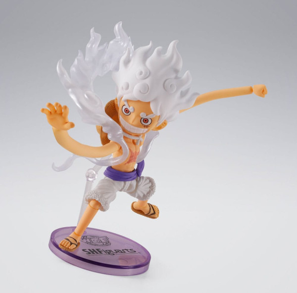 One Piece World Collactable Figures x S.H. Figuarts Action Figure Monkey D. Luffy Gear 5 8 cm 4