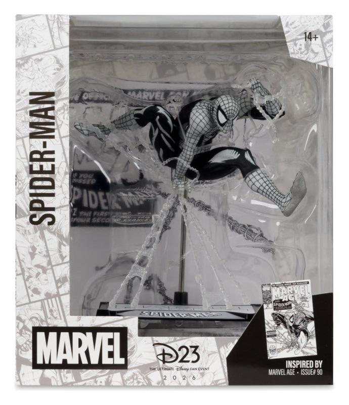 Marvel PVC Statue 1/10 Spider-Man (Marvel Age #90) (Line Art) 18 cm 7