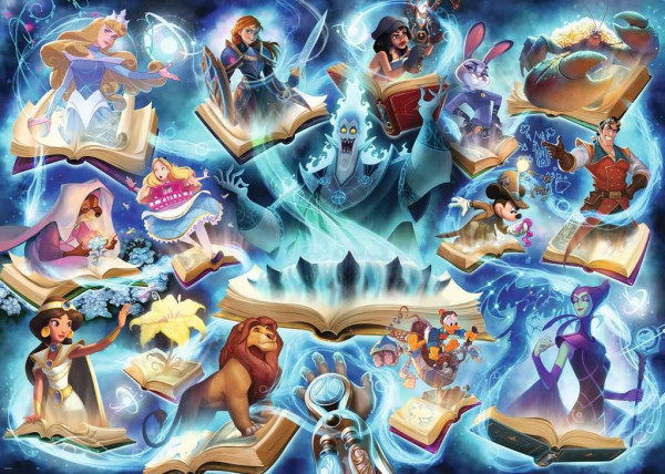 Disney Lorcana Jigsaw Puzzle Glimmers of the Realm: Sapphire (1000 pieces) 1