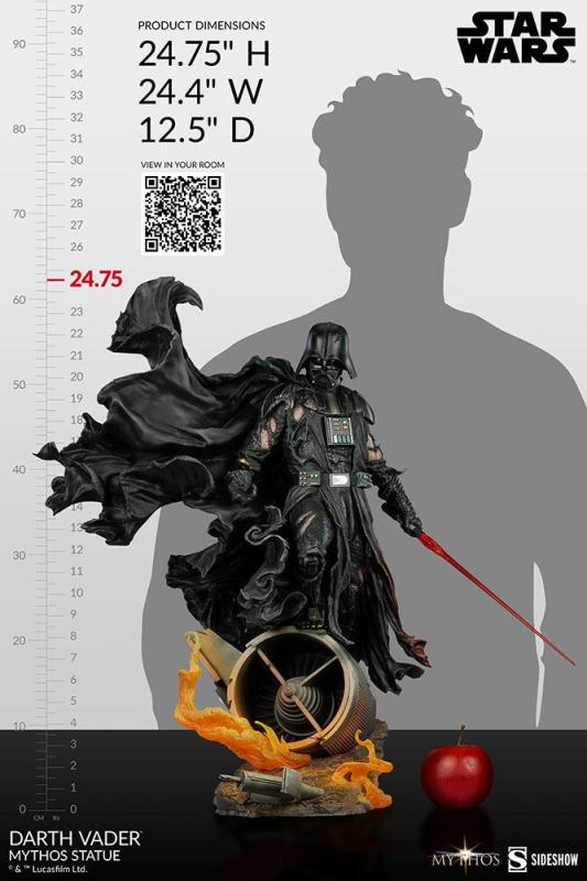 Star Wars Mythos Statue Darth Vader 63 cm 4