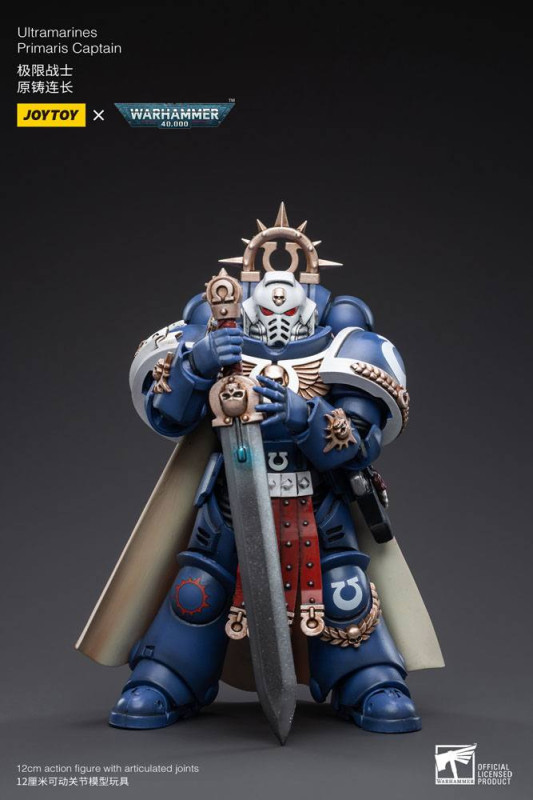 Warhammer 40k Action Figure 1/18 Ultramarines Primaris Captain 12 cm 6