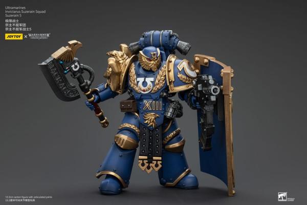 Warhammer The Horus Heresy Action Figure 1/18 Ultramarines Invictarus Suzerain Squad Suzerain 5 12 c