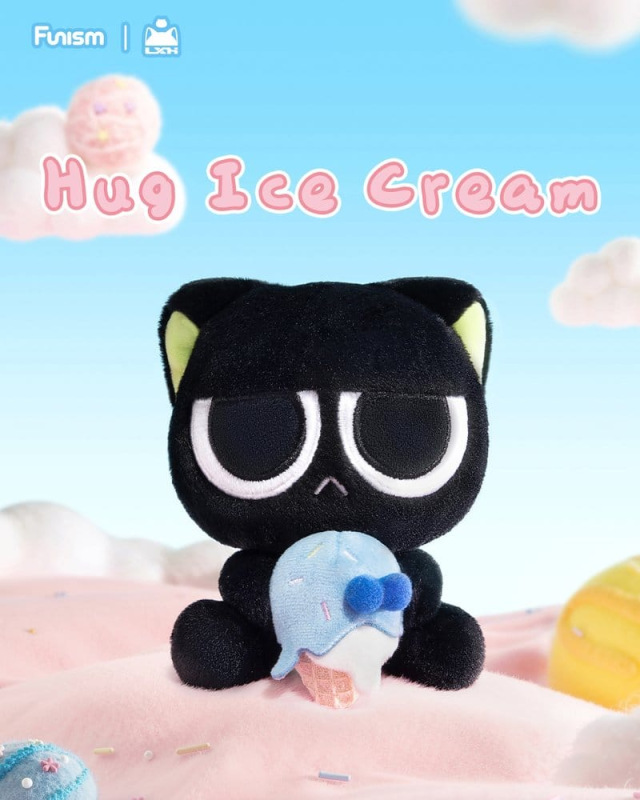 Luo Xiaohei Hug Series Plush Keyring Blind Box Display (6) 1