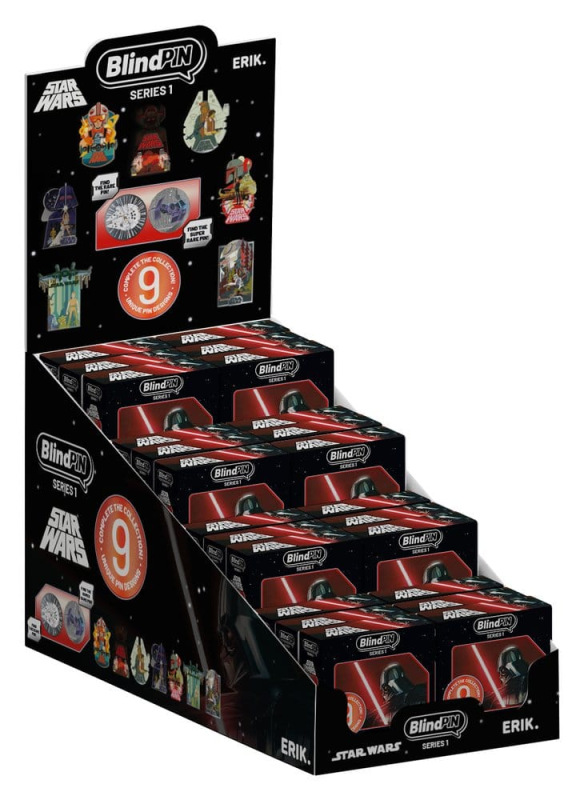 Star Wars Pin Badges Series 1 Display (24)