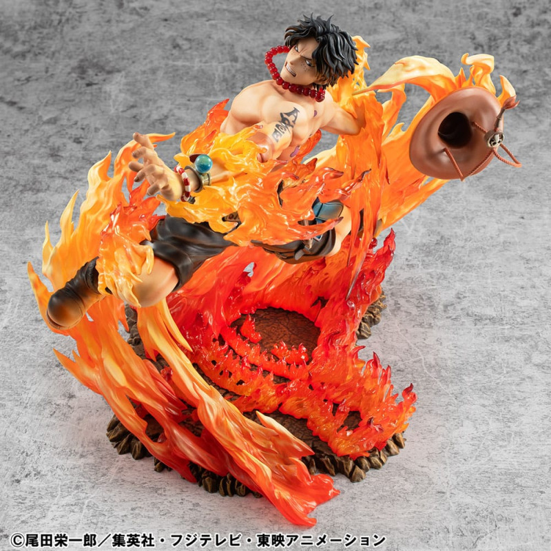 One Piece P.O.P NEO-Maximum PVC Statue Portgas D. Ace 15th Anniversary Super Limited Reprint Ver. 23 2
