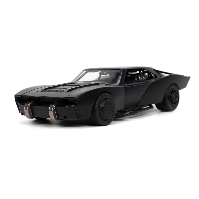 Batman 2022 Hollywood Rides Diecast Model 1/24 2022 Batmobile with Figure