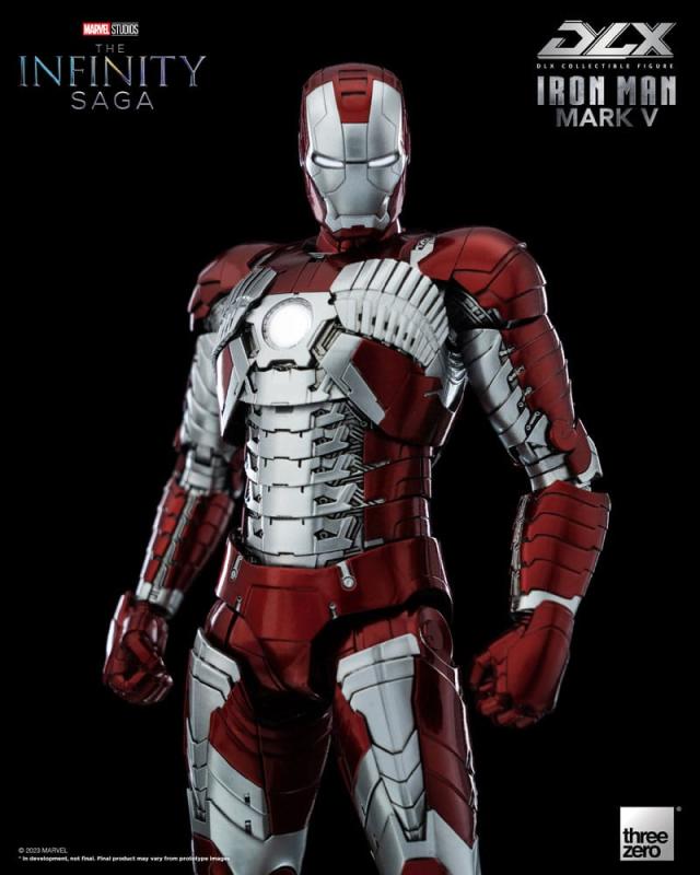 Infinity Saga DLX Action Figure 1/12 Iron Man Mark 5 17 cm 2