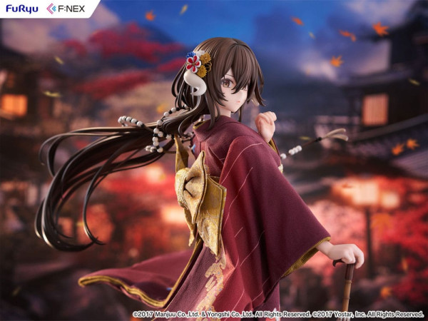 Azur Lane F:Nex PVC Statue 1/4 Mikasa blue flower komachi Ver. Japanese Doll 43 cm 10
