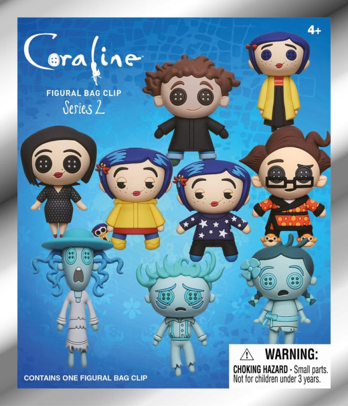 Coraline 3D Foam Bag Clips Series 2 Display (24) 2
