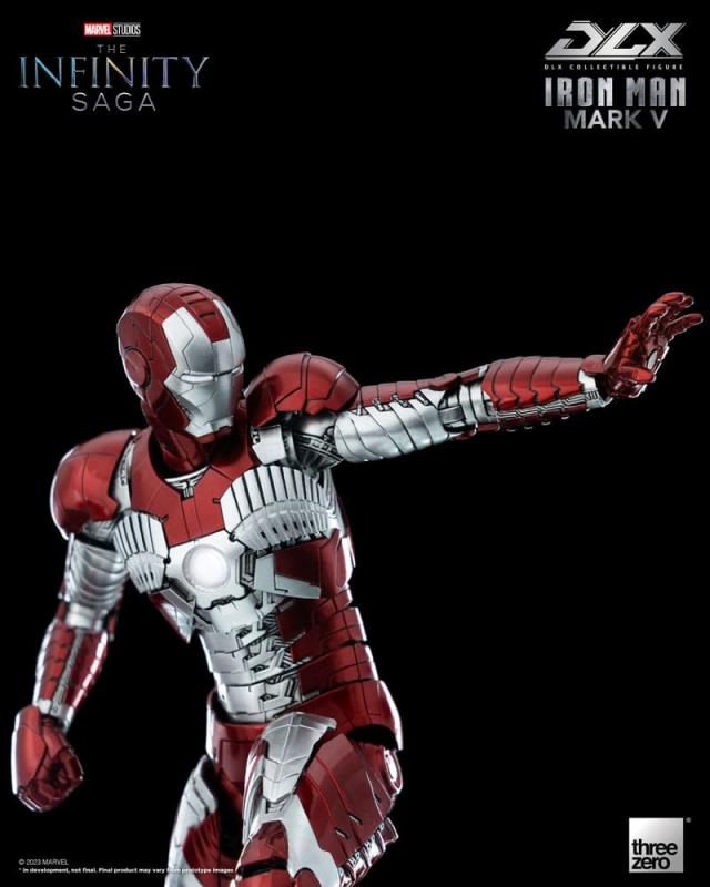 Infinity Saga DLX Action Figure 1/12 Iron Man Mark 5 17 cm 5