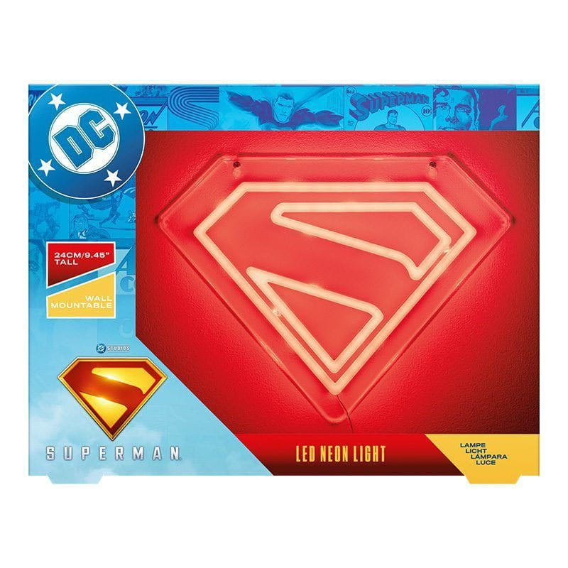 DC Comics LED Wall Lamp Light Superman Neon 3