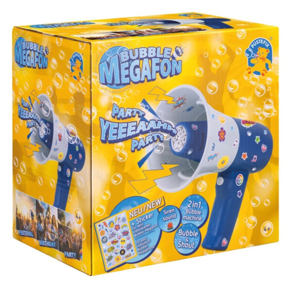 Pustefix Bubble Megaphone Assortment (4) 4