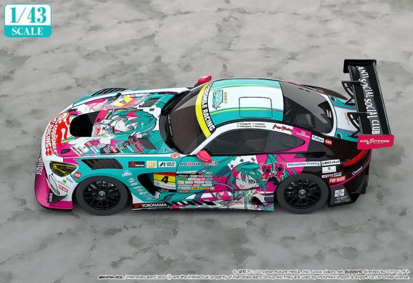Hatsune Miku GT Project Vehicle 1/43 Hatsune Miku AMG 2025 Season Opening Ver. 11 cm 3