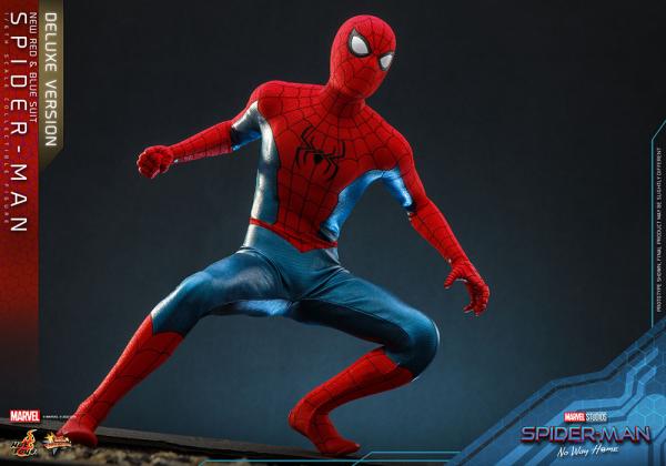 Spider-Man: No Way Home Movie Masterpiece Action Figure 1/6 Spider-Man (New Red and Blue Suit) (Delu