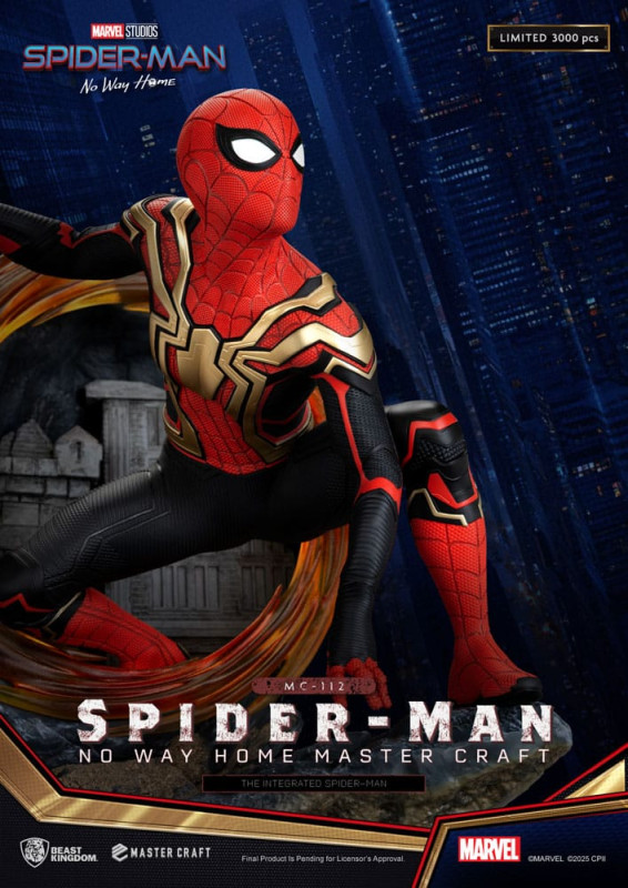 Spider-Man: No Way Home Master Craft Statue The Integrated Spider-Man 31 cm 3