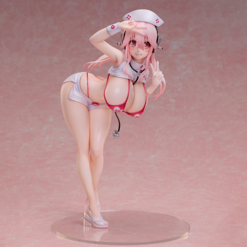 Super Sonico PVC Statue 1/6 Super Sonico Nurse Bikini Ver. 22 cm 1
