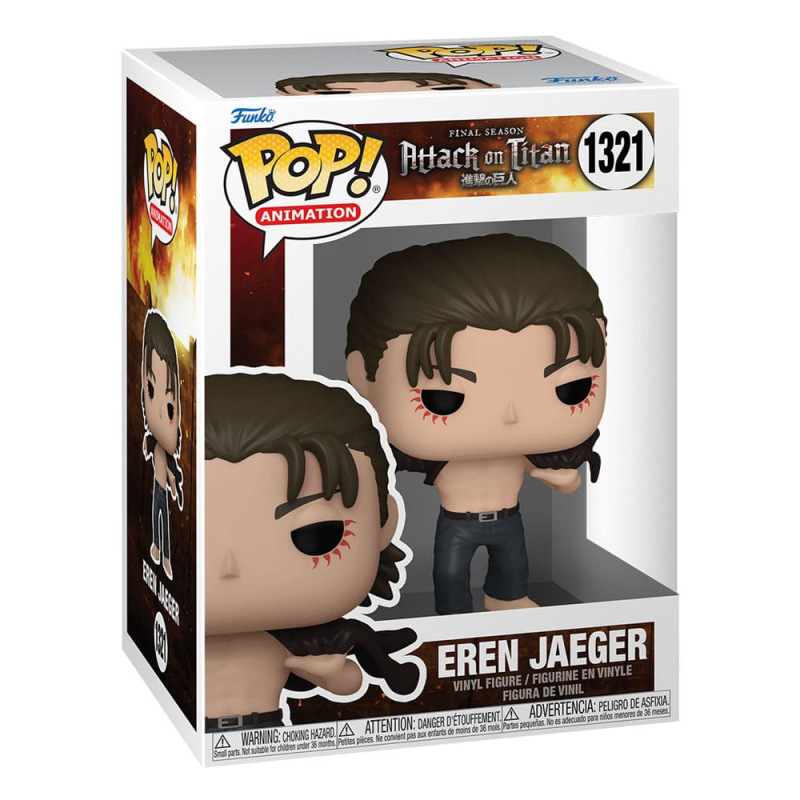 Attack on Titan POP! Animation Vinyl Figure Eren Jeager 9 cm 1