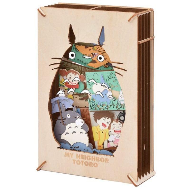 My Neighbor Totoro Paper Model Kit Paper Theater Wood Style Silhouette Big Totoro