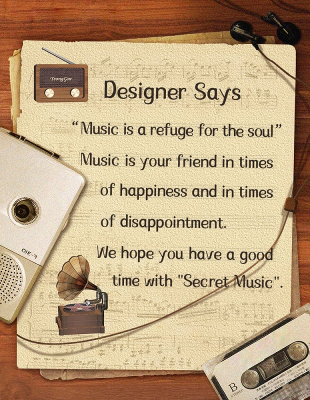 Book Nook The Secret Rhythm 23 x 11 cm 9