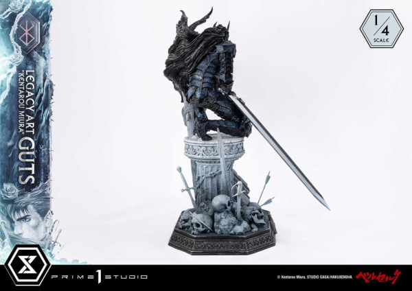 Berserk Legacy Art "Kentarou Miura" Statue 1/4 Guts 74 cm 7