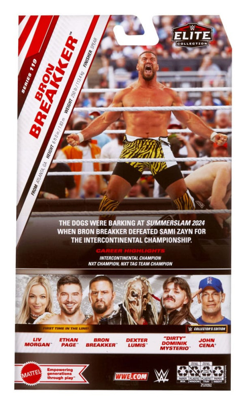 WWE Elite Collection Action Figure Bron Breakker 15 cm 2