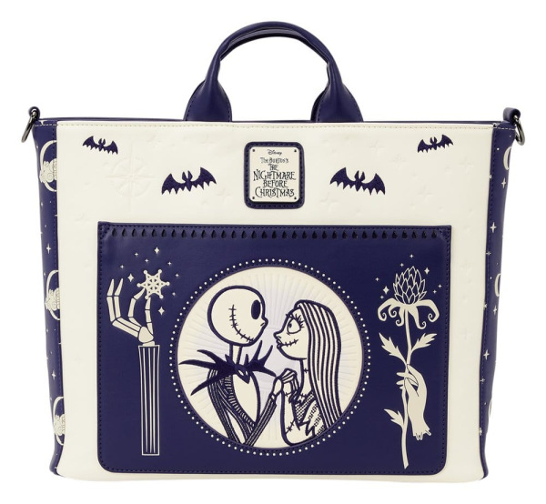 The Nightmare Before Christmas by Loungefly Backpack and Tote Bag Jack Skellington & Sally Night Sky