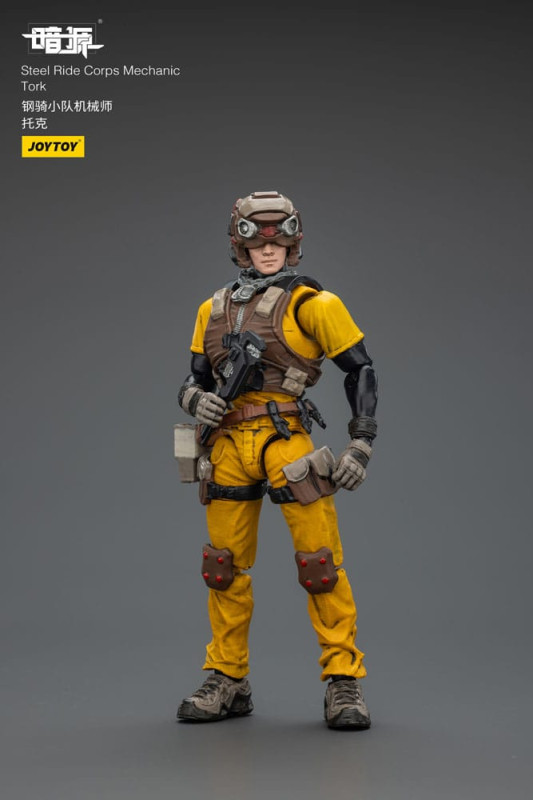 Steel Ride Corps Dark Source Action Figur Mechanic Tork 7 cm 3