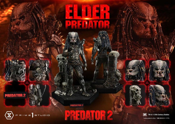Predator 2 (Film) Museum Masterline Statue 1/3 Elder Predator 94 cm 5
