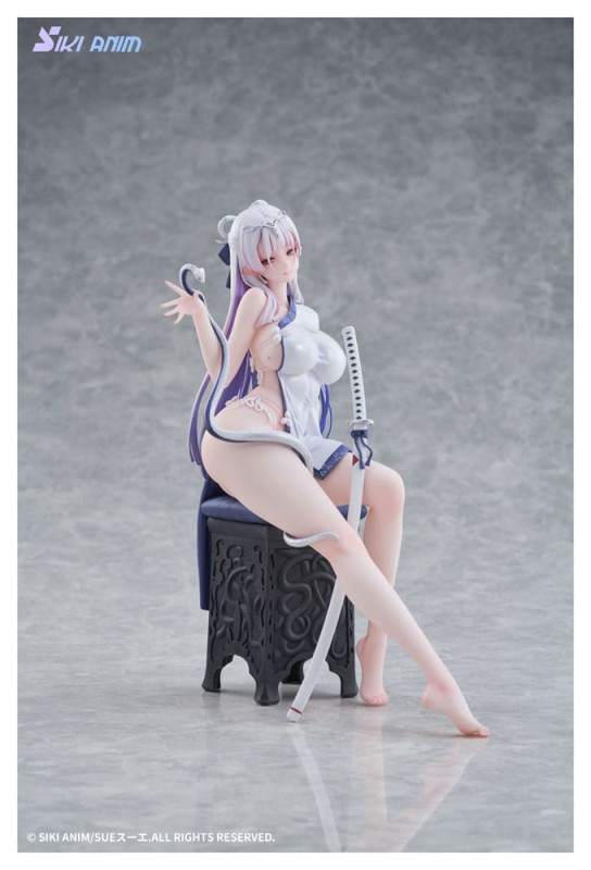 Original Character PVC Statue 1/7 The Color of the Blue - White Snake Deluxe Edition 20 cm 11
