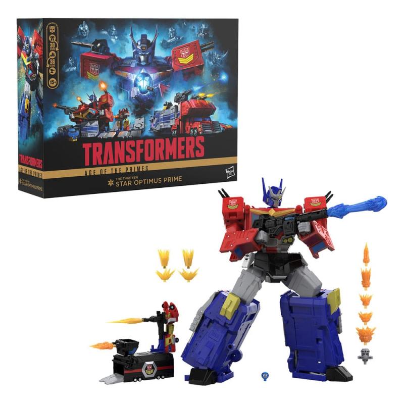 Transformers Age of the Primes Titan Class Action Figure The Thirteen Star Optimus Prime 38 cm 2