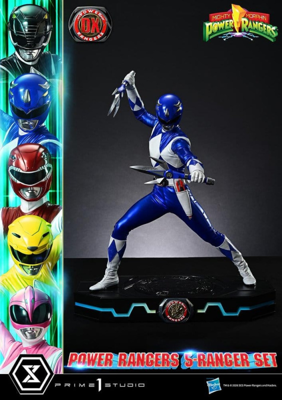 Mighty Morphin Power Rangers Premium Masterline Set of 5 Statues 1/4 Deluxe Version 62 cm 13